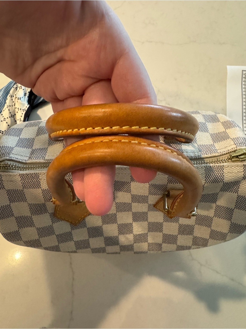 Authentic Louis Vuitton Azur Speedy 25 - Picture 16 of 16